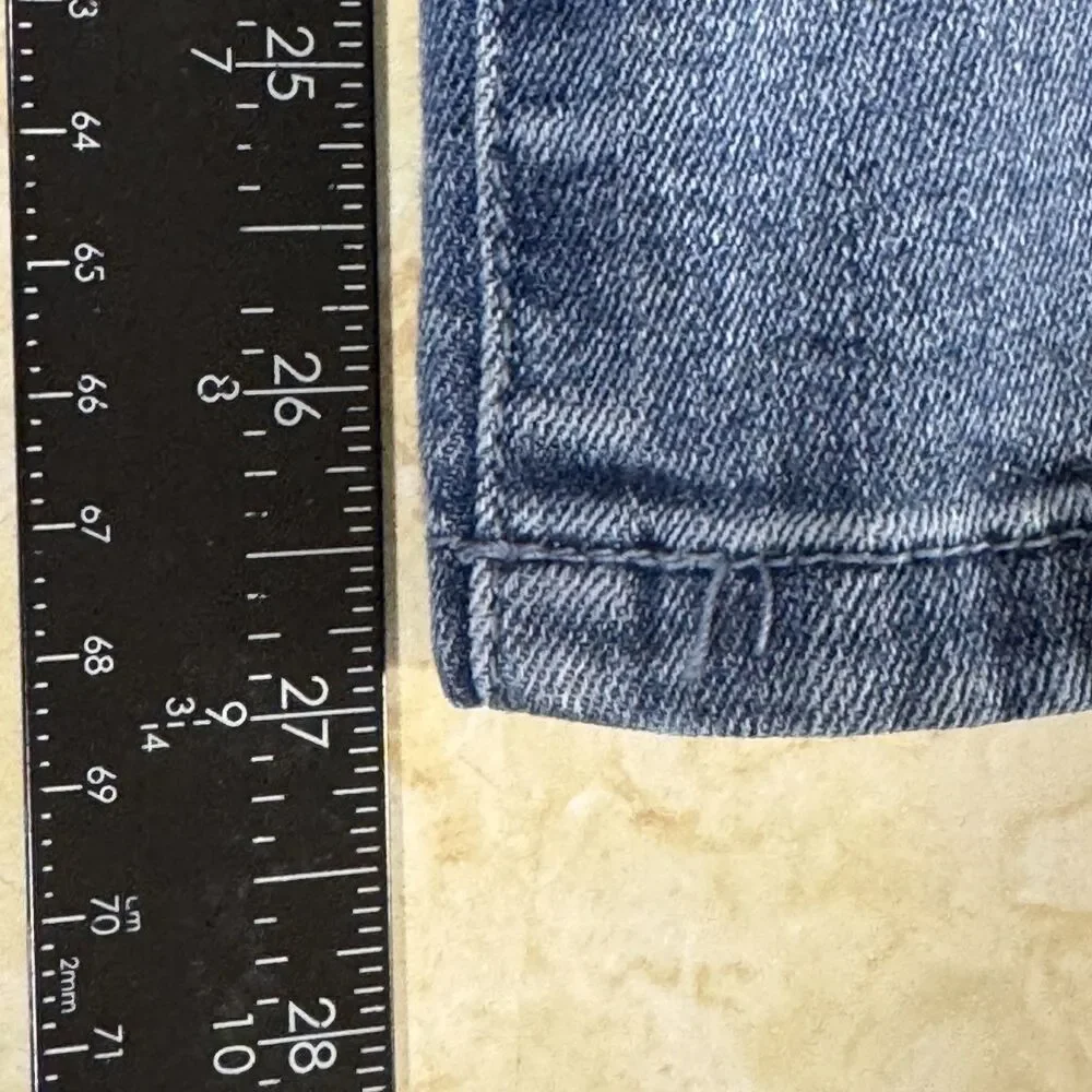 Democracy Ab Technology Jeans Womens 8 Stretch Blue Denim 29x27 Light Wash